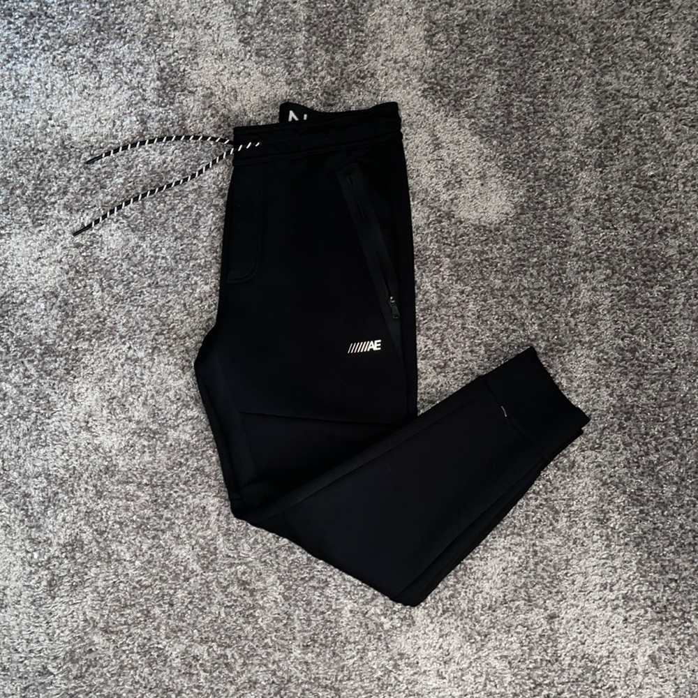 Mens black joggers